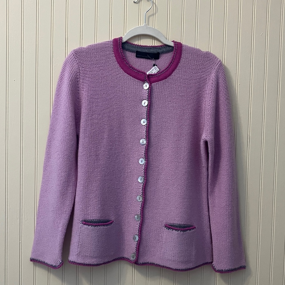Classic European Cashmere Cardigan